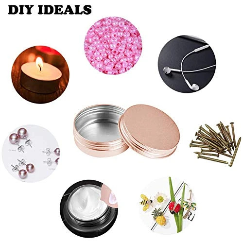 Aluminum Tin Jars Metal Empty Storage Box DIY Cosmetic Packaging Case 10g-250g - Image 10
