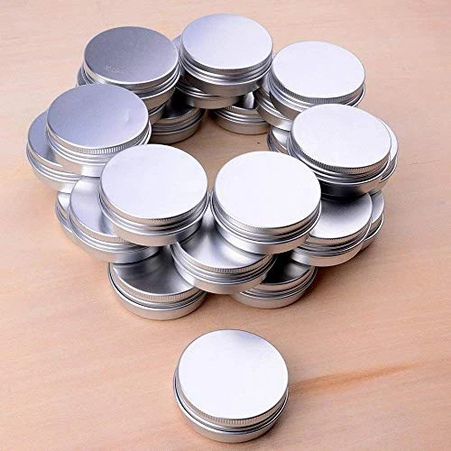 Aluminum Tin Jars Metal Empty Storage Box DIY Cosmetic Packaging Case 10g-250g - Image 8 view 2